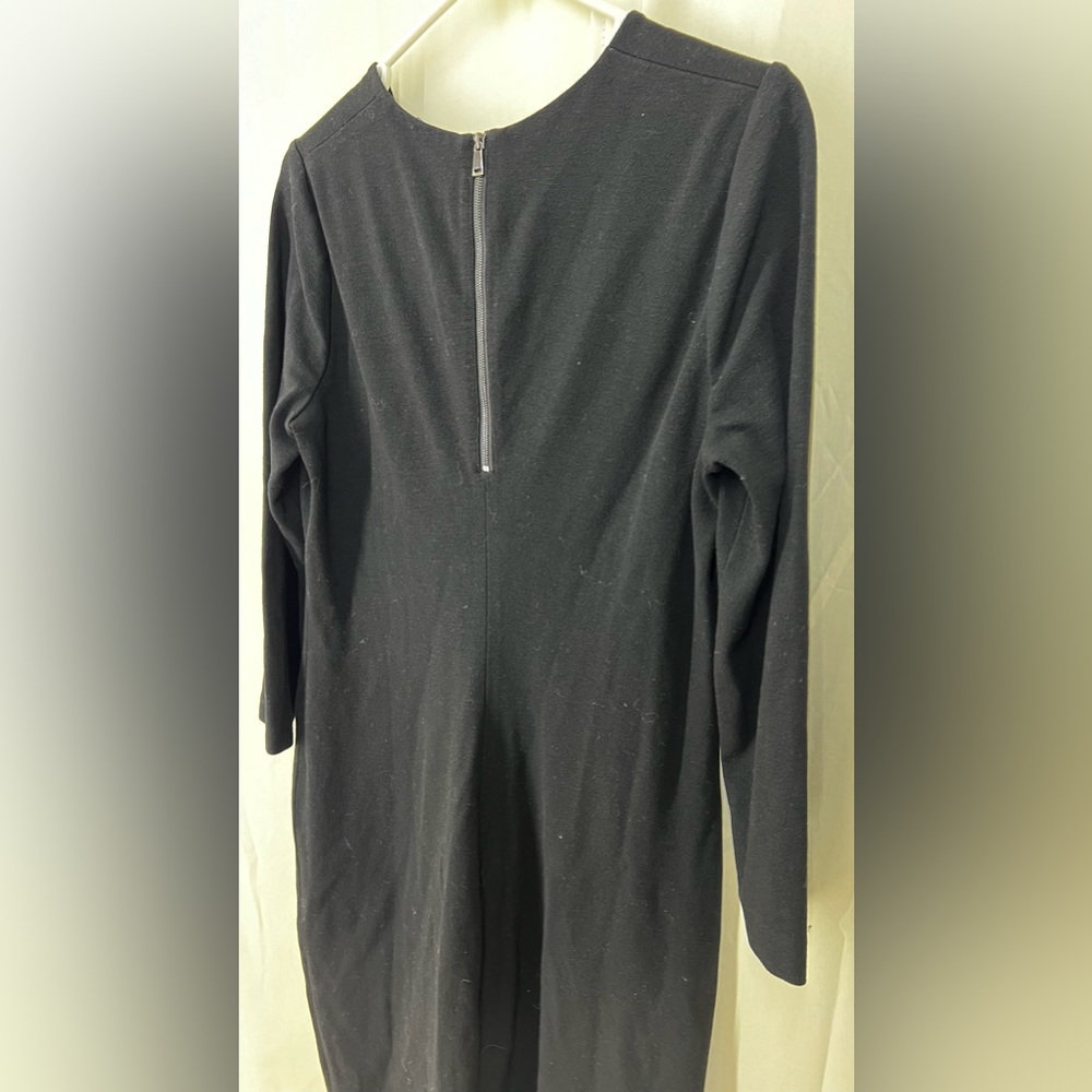 VINCE. Black Sheath Dress L - Picture 7 of 12
